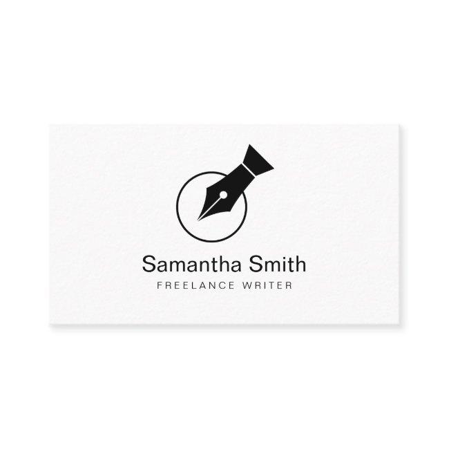 Notary Agent Pen Logo Freelance Calligraphy Writer