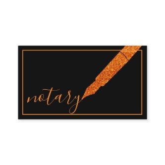 Notary Agent Pen Logo Freelance Calligraphy Writer