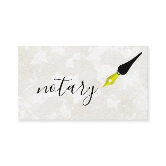 Notary Agent Pen Logo Freelance Calligraphy Writer