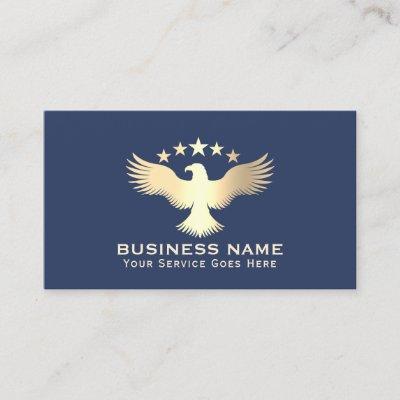 Notary Loan Signing Agent Gold Eagle Logo Photo