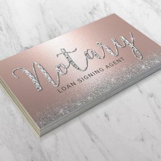 Notary Loan Signing Agent Luxury Rose Gold