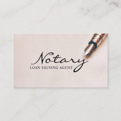Notary Loan Signing Agent Modern Elegant