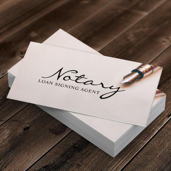 Notary Loan Signing Agent Modern Elegant