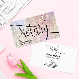Notary Loan Signing Agent Modern iridescent