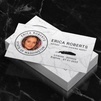 Notary Loan Signing Agent Modern Marble Photo