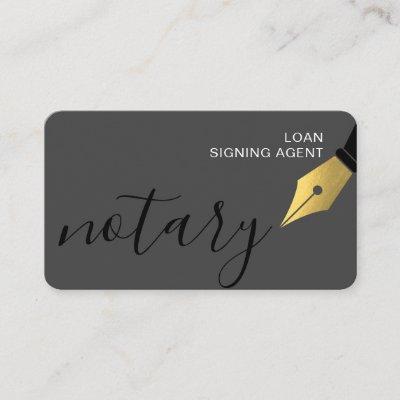 Notary Loan Signing Agent Nib Logo Tax Public