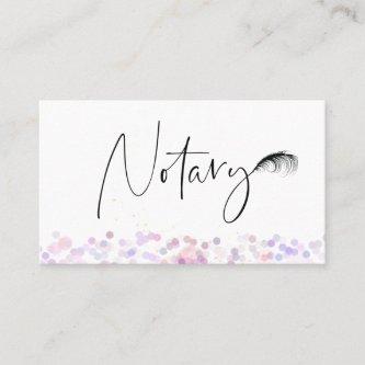 *~* NOTARY Pen Feather Signing Agent PHOTO