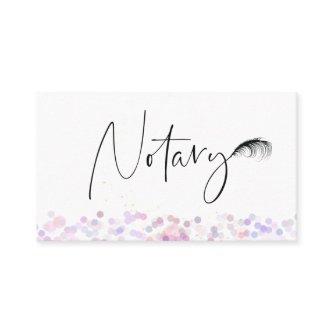 *~* NOTARY Pen Feather Signing Agent PHOTO