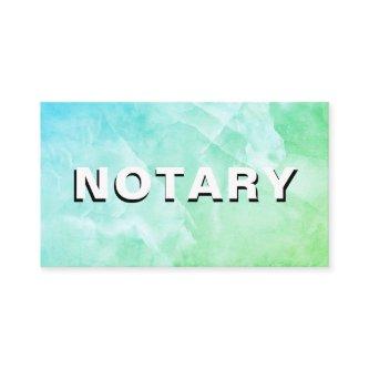 *~* NOTARY PHOTO AQUA BLUE  MARBLE Signing Agent