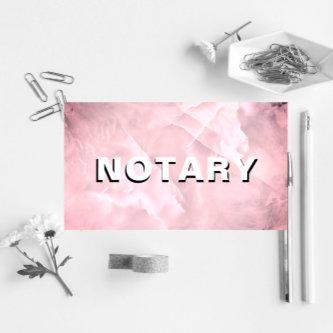 *~* NOTARY PHOTO Dusty Pink  MARBLE Signing Agent