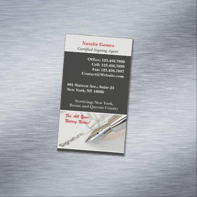 Notary Public  Magnet