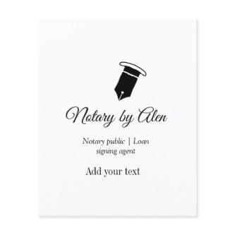 Notary public Loan signing agent add name address