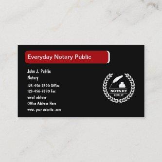 Notary Public Modern