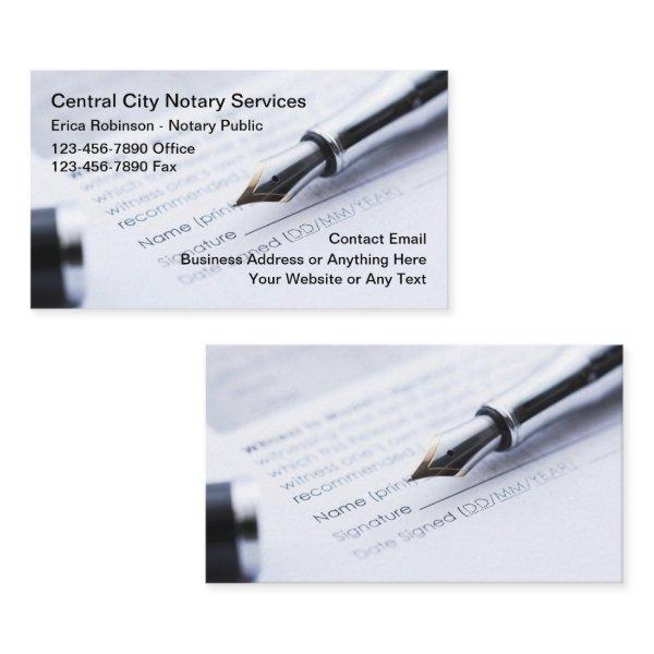 Notary Public Modern Simple