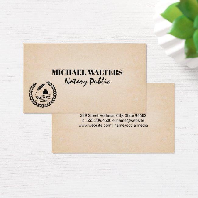 Notary Public Seal Logo