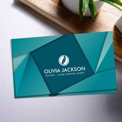 Notary quill pen Geometric