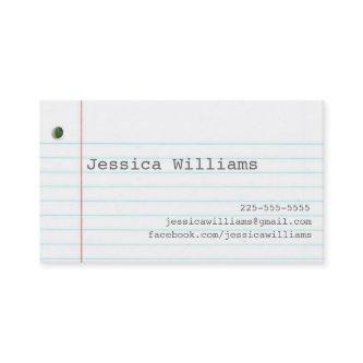 Notebook Paper