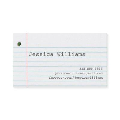 Notebook Paper