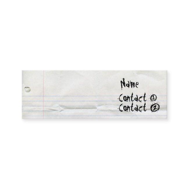 Notebook Paper