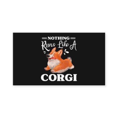Nothing Runs Like A Corgi Funny Cute Corgi 230
