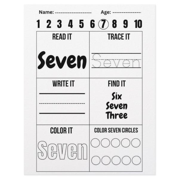 Number worksheets,Number Tracing Worksheet Letterhead