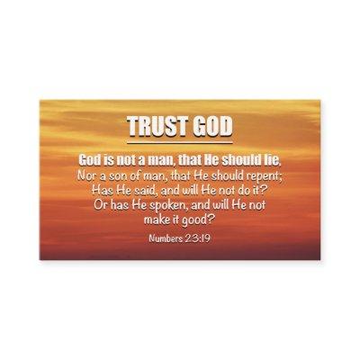 Numbers 23:19 | TRUST GOD Is Not A Man Scripture