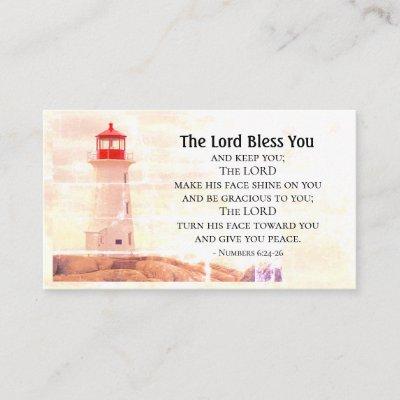 Numbers 6 24-26 The Lord Bless You, Lighthouse