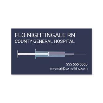 Nurse Flu Shot Blue
