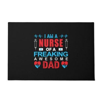 Nurse Gift | I Am A Nurse Of A Freaking Doormat