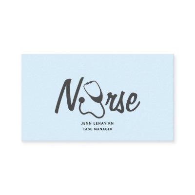 Nurse Medical Stethoscope Teal Grey Professional