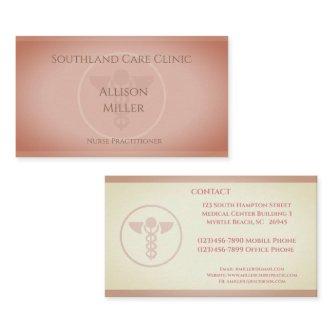 Nurse Practitioner Brown Caduceus