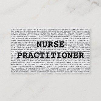 Nurse Practitioner Medical Words