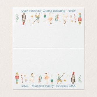 Nutcracker Characters Table Seating Place Card