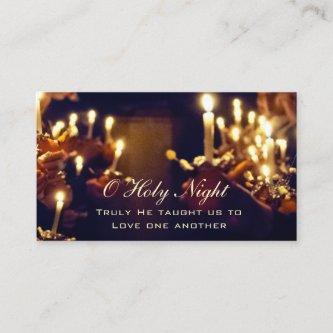 O Holy Night, Truly He taught us to Love