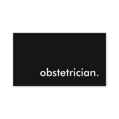obstetrician.
