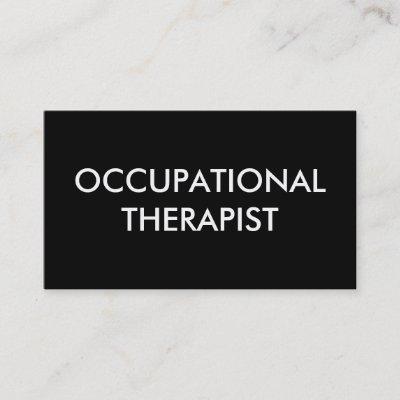 occupational therapist