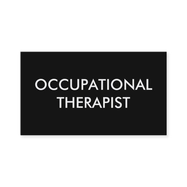 occupational therapist