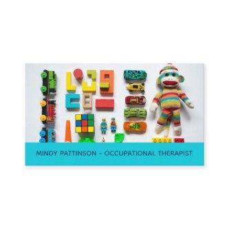 Occupational Therapist Kids Toys Photograph Blue