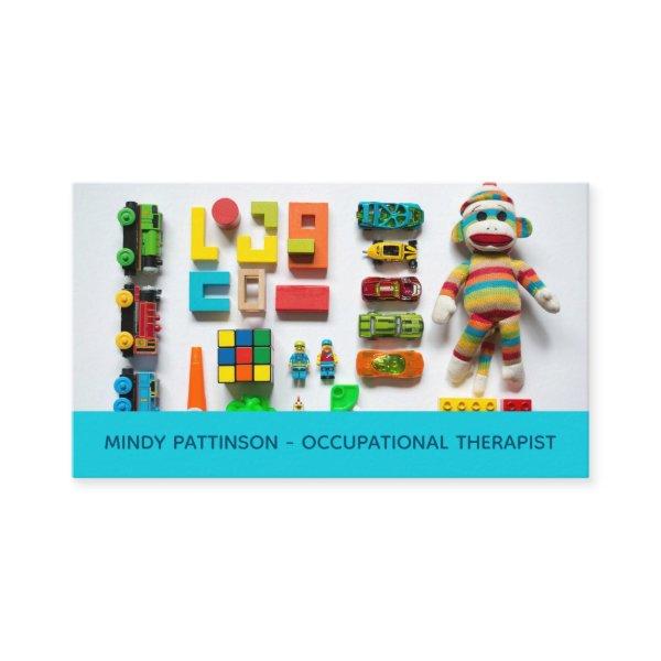 Occupational Therapist Kids Toys Photograph Blue