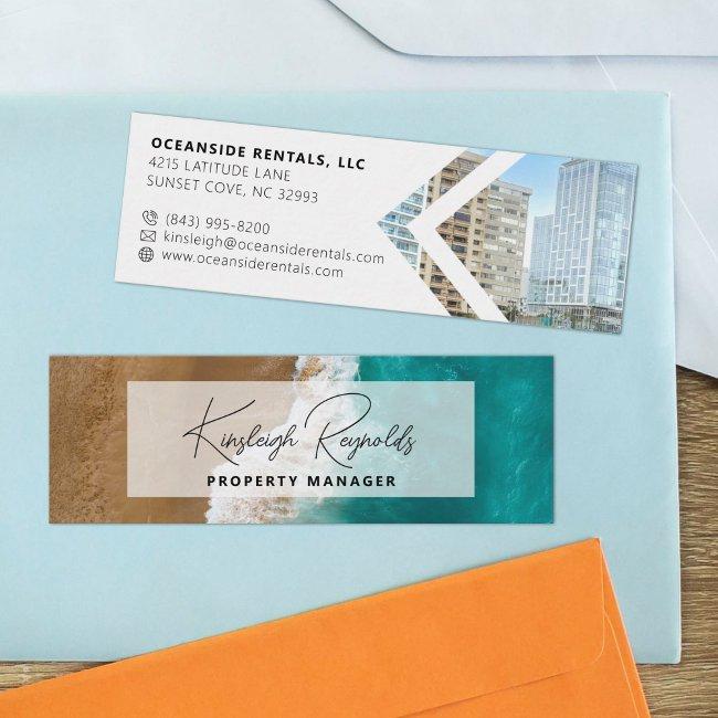 Ocean / Beach Rental Property Manager Custom Photo Mini