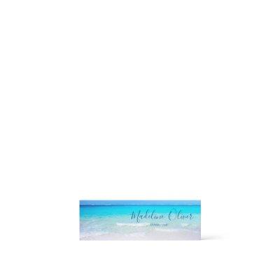 Ocean Beach Sea Travel Aqua Blue Modern Thin Mini