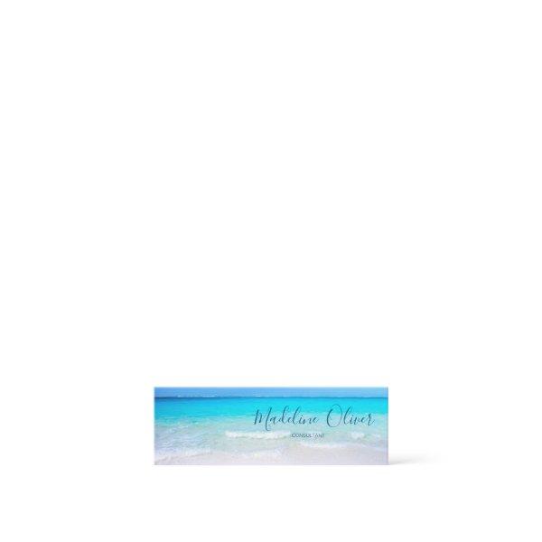 Ocean Beach Sea Travel Aqua Blue Modern Thin Mini