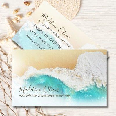 Ocean Coastal Beach Scene Modern