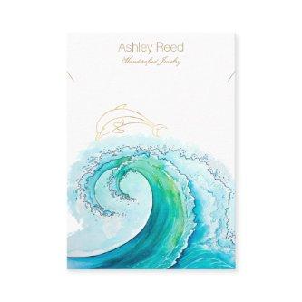 Ocean Inspired Jewelry Display Card