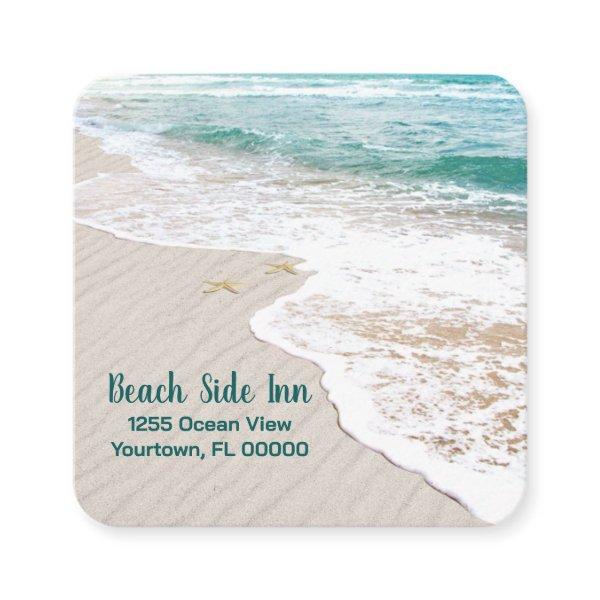 Ocean Sandy Beach Square