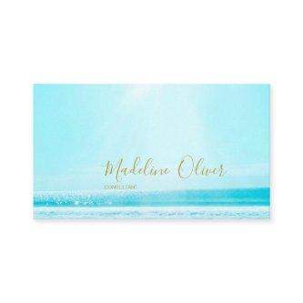 Ocean Sea Travel Blue Gold Modern Professional