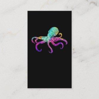Octopus Colorful Kraken Sea Animal Art
