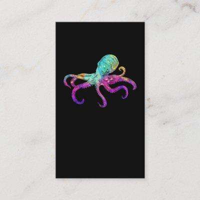 Octopus Colorful Kraken Sea Animal Art
