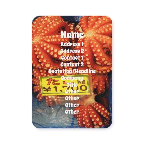Octopus Tako たこ Tsukiji Fish Market, Tokyo, Japan
