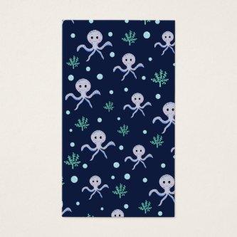 Octopus under the sea kids pattern